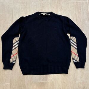 Boys’ Burberry Knit Sweater in Navy (Size 8)